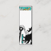 Yamato Warrior Spirit Bladwijzer voor One Piece Fa Mini Visitekaartje (Achterkant)