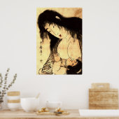 Yamauba Borstvoeding Kintaro 1804 Poster (Keuken)