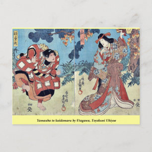 Yamauba naar kaidomaru door Utagawa, Toyokuni Ukiy Briefkaart