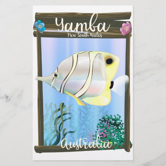 Yamba, Nieuw-Zuid-Wales, Australië Briefpapier (Voorkant)