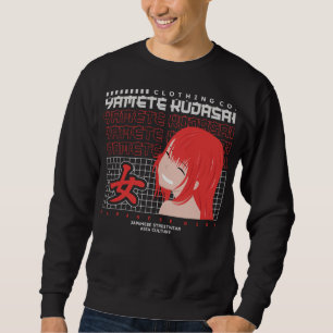 Yamete Kudasai Anime Meisje T-shirt