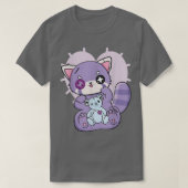 Yami Kawaii Fairy Kei Red Panda Moon Otaku Anime N T-shirt (Design voorkant)