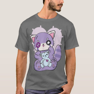 Yami Kawaii Fairy Kei Red Panda Moon Otaku Anime N T-shirt