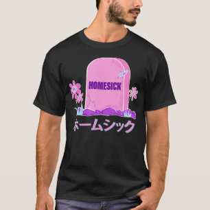 Yami Kawaii Japanse esthetische roze Gothic T-shirt