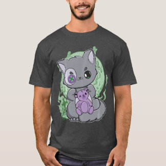 Yami Kawaii Kat Met Gotheddy Beer Voor Schattige H T-shirt