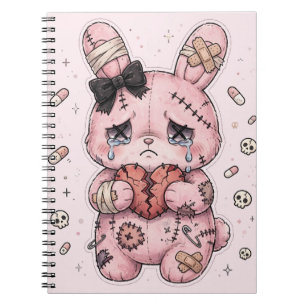 Yami Kawaii Traurige Konijn Spiraal Notebook Past Notitieboek
