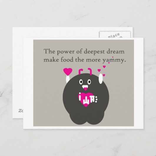 Yammy Briefkaart (Voorkant / Achterkant)