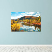 Yampa in de herfst canvas afdruk (Insitu (Houten vloer))