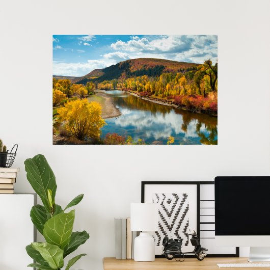 Yampa in de herfst poster (Thuiskantoor)