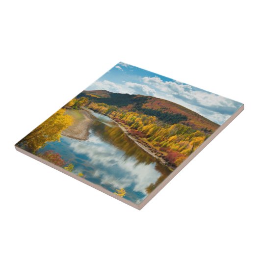 Yampa in de herfst tegeltje (Zijkant)