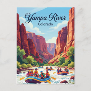Yampa-rivier, Colorado, VS Briefkaart