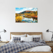 Yampa rivier in de herfst canvas afdruk (Insitu (Slaapkamer))
