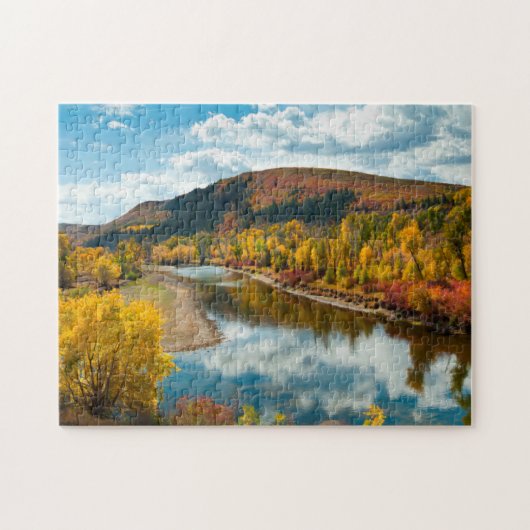 Yampa rivier in de herfst legpuzzel (Horizontaal)