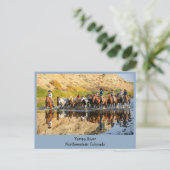 Yampa Rivier - Westerse Reis Briefkaart (Staand voorkant)