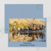 Yampa Rivier - Westerse Reis Briefkaart (Voorkant / Achterkant)