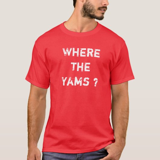 Yams T-shirt (Voorkant)