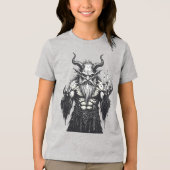 Yan-gant-y-tan De Wilde Kaars Hand Tri-Blend Shirt (Voorkant)