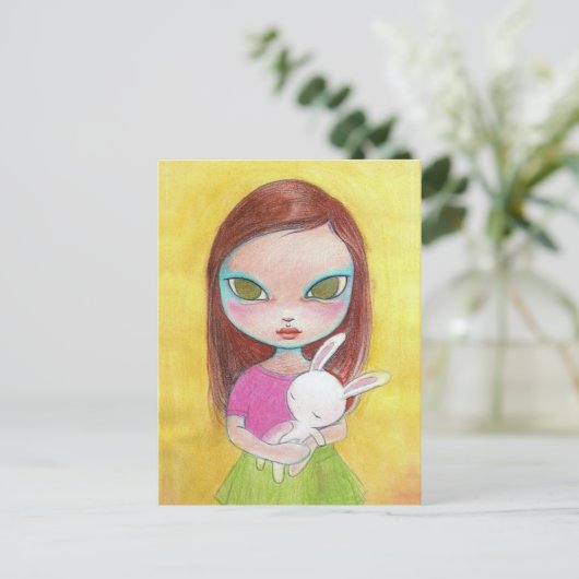 Yan Wei Briefkaart (Staand voorkant)