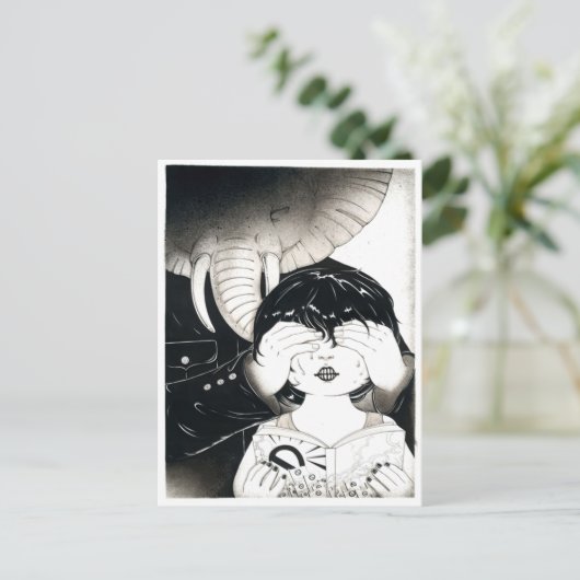 Yan Wei Postcard Briefkaart (Staand voorkant)