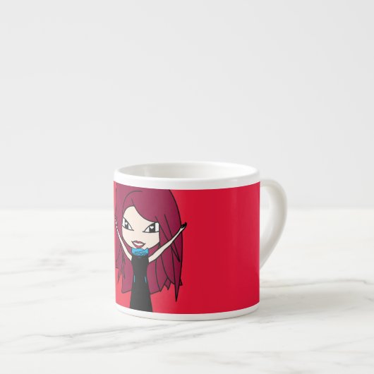 Yana Li Espresso Kop Actie (Voorkant rechts)