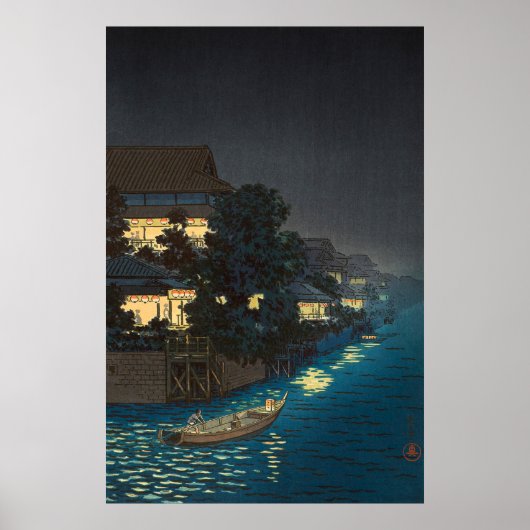 Yanagibashi van Tsuchiya Koitsu Poster (Voorkant)