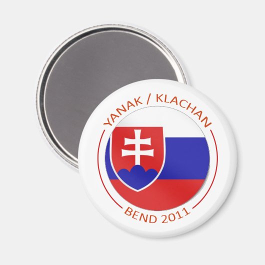 Yanak Klachan reünie magneet (Voorkant / Achterkant)