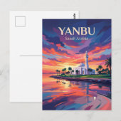 Yanbu Saoedi-Arabië Briefkaart (Voorkant / Achterkant)