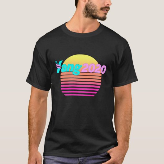 Yang 2020 esthetisch t-shirt (Voorkant)