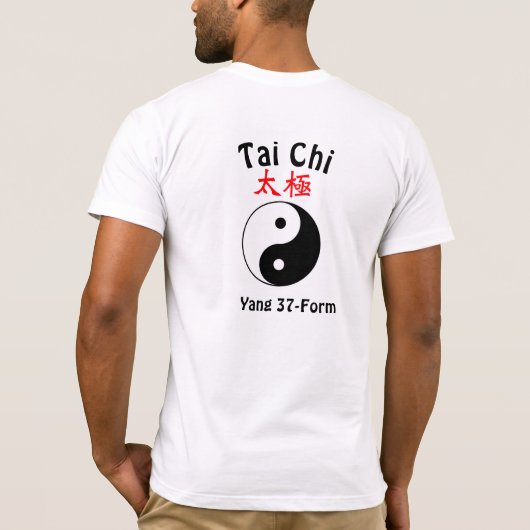 Yang 37-Form Tai Chi  T-shirt (Achterkant)