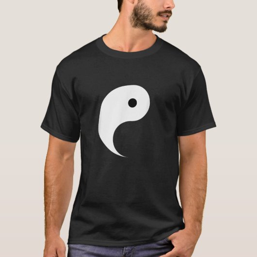 Yang bijpassende Yin Yang-kostuum T-shirt (Voorkant)