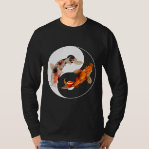 Yang Carp Balance Taijitu Japans Nishikigoi Koi T-shirt