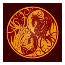 Yang Dragons, gele en rode vliegers