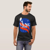 Yang Gang 2020 Space Yang voor President Rally en T-shirt (Voorkant volledig)