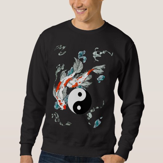 Yang Koi Fish Ink Trui (Voorkant)