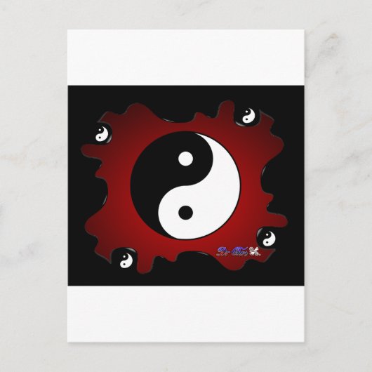 YANG RED ACHTERGROND PRODUCTS BRIEFKAART (Voorkant)