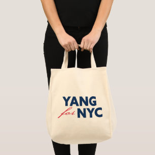 Yang voor de verkiezingsondersteuning van de burge tote bag