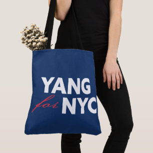 Yang voor verkiezingsondersteuning van de burgemee tote bag