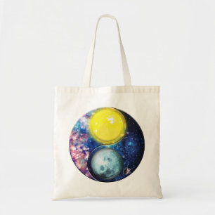 Yang-Yin/Sun-Moon Canvas tas