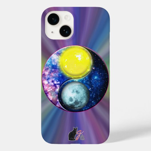Yang-Yin/Sun-Moon Case-Mate iPhone Case (Achterkant)