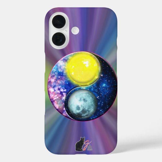 Yang-Yin/Sun-Moon Case-Mate iPhone Case (Achterkant)