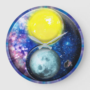 Yang-Yin/Sun-Moon Grote Klok