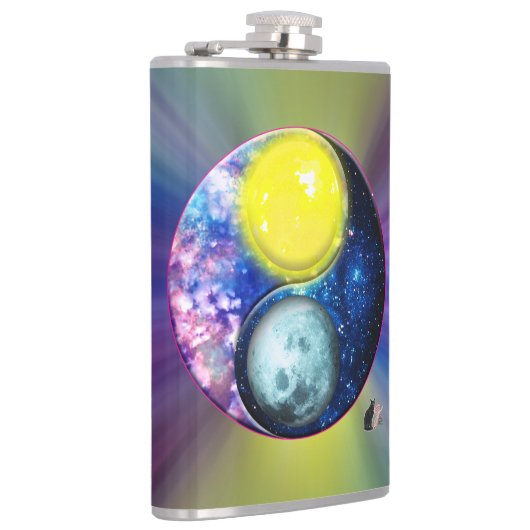 Yang-Yin/Sun-Moon Heupfles (Rechts)