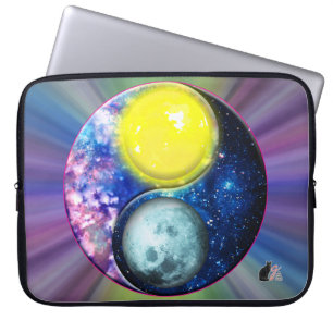 Yang-Yin/Sun-Moon Laptop Sleeve