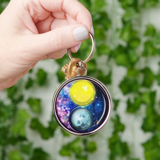 Yang-Yin/Sun-Moon Sleutelhanger (Hand)
