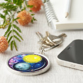 Yang-Yin/Sun-Moon Sleutelhanger (Zijkant)