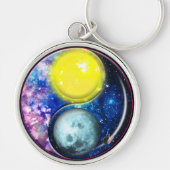 Yang-Yin/Sun-Moon Sleutelhanger (Voorkant)