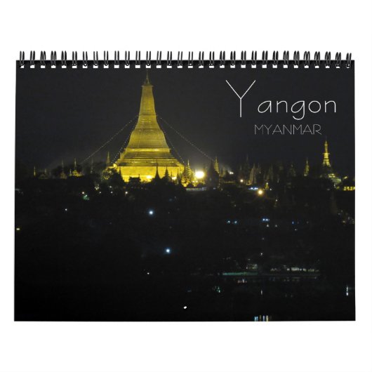 Yangon 2025 kalender (Hoes)