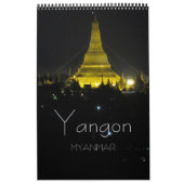 Yangon Birma 2025 Kalender (Hoes)