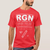 Yangon International Airport RGN T-shirt (Voorkant)