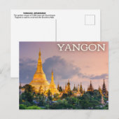 Yangon, Myanmar (Birma) Briefkaart (Voorkant / Achterkant)